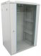 Szafa XtendLan 19" szafa rackowa ścienna 18U 600x450, nosność 60 kg, szklane drzwi, spawany, szary 1