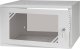 Szafa Lexi-NET LEXI-Net 19" nástěnný rozvaděč Basic 6U 520x350, skleněné dveře, bez zad, rozložený, šedý 11
