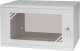 Szafa Lexi-NET LEXI-Net 19" nástěnný rozvaděč Basic 6U 520x350, skleněné dveře, bez zad, rozložený, šedý 12
