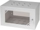 Szafa Lexi-NET LEXI-Net 19" nástěnný rozvaděč Basic 6U 520x350, skleněné dveře, bez zad, rozložený, šedý 19