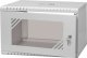 Szafa Lexi-NET LEXI-Net 19" nástěnný rozvaděč Basic 6U 520x350, skleněné dveře, bez zad, rozložený, šedý 38
