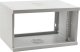 Szafa Lexi-NET LEXI-Net 19" nástěnný rozvaděč Basic 6U 520x350, skleněné dveře, bez zad, rozložený, šedý 9