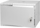 Szafa Lexi-NET LEXI-Net 19" nástěnný rozvaděč Basic 6U 520x450, plechové dveře, bez zad, rozložený, šedý 9