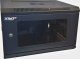 Szafa Lexi-NET LEXI-Net 19" nástěnný rozvaděč 12U 600x450, nosnost 60 kg, skleněné dveře, rozložený, černý 2