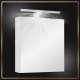 Stamar Szafka Biała Łazienkowa Wisząca z Lustrem 50 x 60 cm Lampka Oświetlenie LED 2