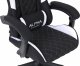 Fotel Alpha Gaming Kevlar Biały Tkanina Materiał 6