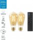 WiZ ,ST64 Edison,7W,2000-5000,ST64,E27,2 pcs lightsource + 1 remote controller 20