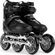 Rolki Blackwheels Dynamic szybkościowe regulowane czarne r. 40-43 5