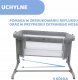 Chicco Łóżeczko dostawne Next2Me Magic EVO Dark Grey 14