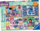 Ravensburger Puzzle 4x100 elementów Disney Stitch 4