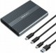 Kieszeń Qoltec Obudowa/kieszeń Qoltec na dysk M.2 SSD | SATA | NVMe | USB-C | DUAL 2 x 2TB 3