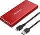 Kieszeń Qoltec Obudowa/kieszeń Qoltec na dysk M.2 SSD | SATA | NGFF | USB 3.0 | Super speed 5Gb/s | 2TB | Czerwony 6