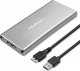 Kieszeń Qoltec Obudowa/kieszeń Qoltec na dysk M.2 SSD | SATA | NGFF | USB 3.0 | Super speed 5Gb/s | 2TB | Srebrny 6