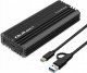 Kieszeń Qoltec Obudowa/kieszeń Qoltec NV2270 na dysk M.2 SSD | SATA | NVMe | USB-C | 2TB 1