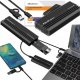 Kieszeń Qoltec Obudowa/kieszeń Qoltec NV2270 na dysk M.2 SSD | SATA | NVMe | USB-C | 2TB 3