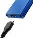 Kieszeń Qoltec Obudowa/kieszeń Qoltec na dysk M.2 SSD | SATA | NGFF | USB 3.0 | Super speed 5Gb/s | 2TB | Niebieski 3