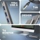 HUB USB Axagon HMC-5H Wieloportowy hub USB-C 3.2 Gen 1, 3x USB-A, 4K HDMI, PD 100W, 100cm USB-C kabel 2