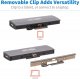 HUB USB Eaton Eaton Tripp Lite USB-C Dock with Removable Clip - For Laptops and Tablets, 4K HDMI, USB-A Hub, 60W PD Charging 5