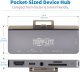 HUB USB Eaton Eaton Tripp Lite USB-C Dock with Removable Clip - For Laptops and Tablets, 4K HDMI, USB-A Hub, 60W PD Charging 7