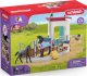 Figurka Schleich Zestaw figurek Boks dla koni z klaczą i źrebakiem 4