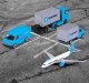 Majorette Zestaw pojazdów Maersk, 4-pak 3