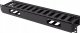 Organizer Lanberg Organizer kabli Lanberg AK-1703-B 19" 1U plastikowy z zaślepką typ A czarny 3