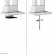 Neomounts Uchwyt biurkowy na 2 monitory 17" - 35" (DS70S-950WH2) 16