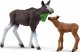 Figurka Schleich Figurki Łoś z cielęciem Wild Life 1