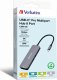 HUB USB Verbatim 32151 1x SD 1x USB-C PD 1x microSD 2x HDMI  + 3x USB-A 3.2 Gen1 (32151) 1