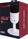 Mikrofon Marvo Marvo, gamingowy mikrofon, MIC-06, biała, Podświetlenie RGB, wejście słuchawkowe 1