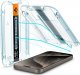 Spigen Glass tR EZ Fit 2 Pack, transparency - iPhone 15 Pro Max 1