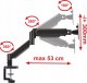 VETOUSON Uchwyt biurkowy na monitor 13" - 32" (VX-105) 1