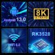 Odtwarzacz multimedialny Farrot tv box g96max 2/16 gb android 13.0 wifi 6 ultra hd, nerfilx, youtube, hbo max 7
