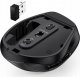 Mysz Genius Mysz bezprzewodowa Genius Ergo 9000S Mini Tytan Cichy klik Bluetooth 5.0 + 2,4GHz 7