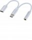 PremiumCord PremiumCord Převodník USB-C na audio konektor jack 3,5mm female + USB typ C konektor pro nabíjení 2