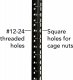Szafa Eaton Wisząca 19" 12U (SRW12U) 4
