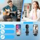 Mikrofon 4kom.pl 2x mikrofon krawatowy bezprzewodowy USB-C typ C Android iOS do telefonu tabletu małe mikrofony zestaw dwóch mikrofonów 4