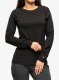 Smartwool W'S Classic All-Season Merino Base Layer Long Sleeve Boxed, 001 | black, XS 6