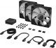 Wentylator Corsair iCUE LINK RX120 RGB Czarny 3-pack 2