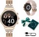 Smartwatch Manta Smartwatch damski Manta Diamond Lusso złoty + bransoletka YES 12