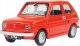 Daffi Pojazd PRL Fiat 126p czerwony 12