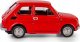 Daffi Pojazd PRL Fiat 126p czerwony 6