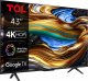 Telewizor TCL 43P755 LED 43'' 4K Ultra HD Google TV 2