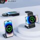 Ładowarka Alogy Ładowarka Indukcyjna Bezprzewodowa Mag Safe 3w1 Qi 18W do iPhone, Apple Watch, AirPods stacja ładowania stojak Alogy czarna 3