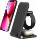 Ładowarka Alogy Ładowarka indukcyjna QI Alogy 3w1 do telefonu Apple iPhone, Airpods, Watch 15W + 3W Czarna 1