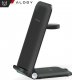 Ładowarka Alogy Ładowarka indukcyjna QI Alogy 3w1 do telefonu Apple iPhone, Airpods, Watch 15W + 3W Czarna 11