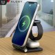 Ładowarka Alogy Ładowarka indukcyjna QI Alogy 3w1 do telefonu Apple iPhone, Airpods, Watch 15W + 3W Czarna 8