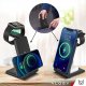 Ładowarka Alogy Ładowarka Bezprzewodowa Indukcyjna 3w1 Qi 15W do iPhone, Apple Watch, AirPods stacja ładowania stojak Alogy czarna 14