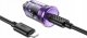 Ładowarka Hoco HOCO ładowarka samochodowa Typ C + kabel Typ C do Lightning PD QC3.0 30W Z53 fioletowa 1