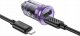 Ładowarka Hoco HOCO ładowarka samochodowa USB A + Typ C + kabel Typ C do Lightning PD QC3.0 3A 30W Z53A fioletowa 1